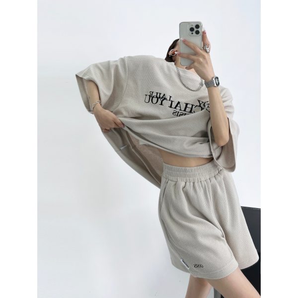 Oversized Turtleneck and Shorts Set - Image 10