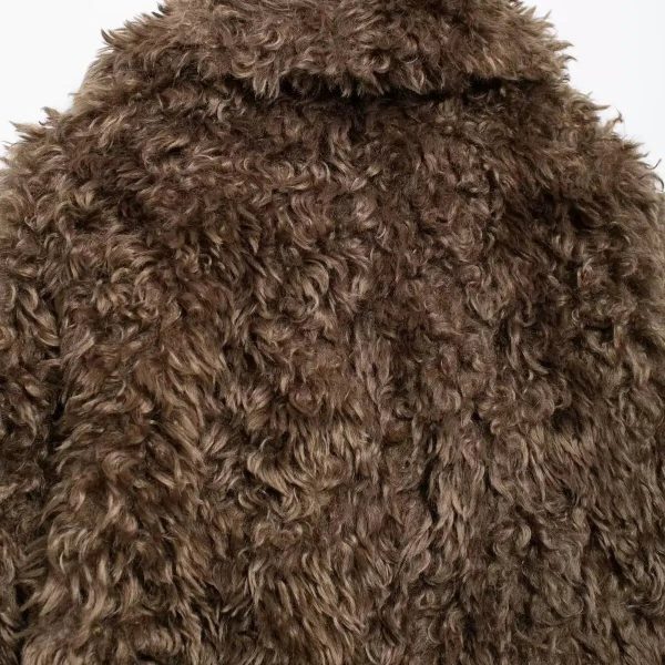 Faux Fur Coat - Image 4