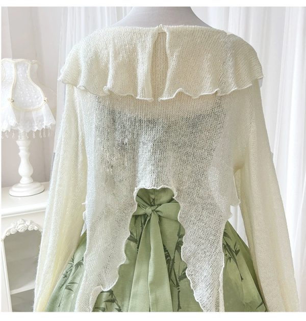 【Whisper of Bamboo】 Sweet Hanfu-Inspired Dress – Modern Chinese Style with Camisole Design - Image 25