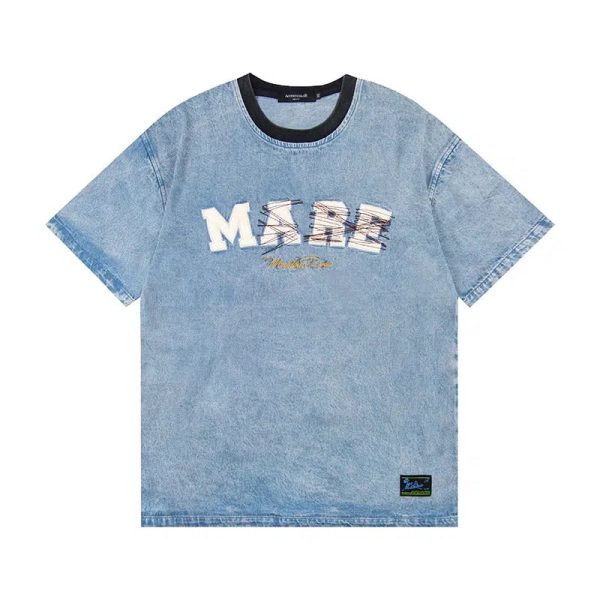 Oversized Denim T-Shirt Dress - Image 5