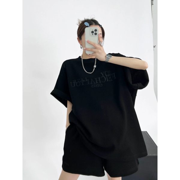 Oversized Turtleneck and Shorts Set - Image 3
