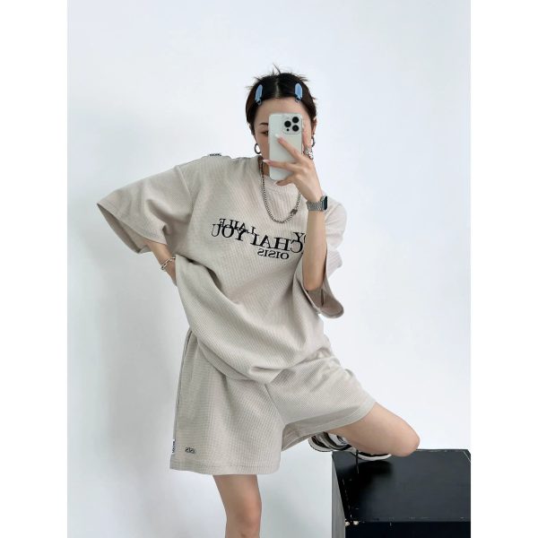 Oversized Turtleneck and Shorts Set - Image 7