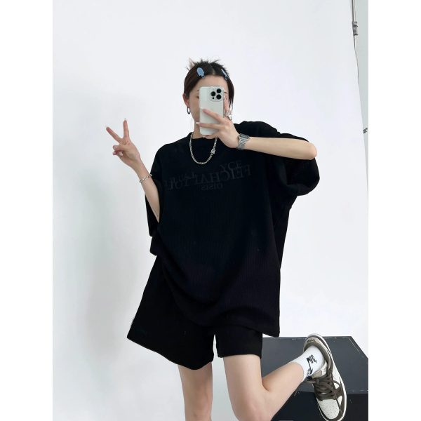 Oversized Turtleneck and Shorts Set - Image 8