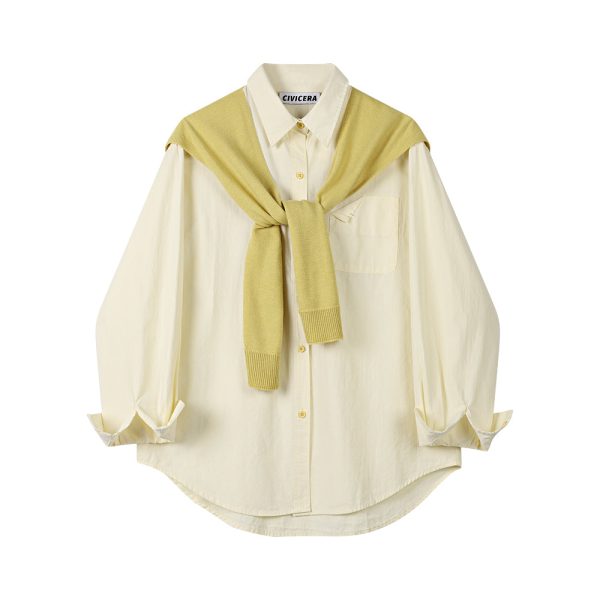 Korean Style Casual Long-Sleeve Shirt - Image 2