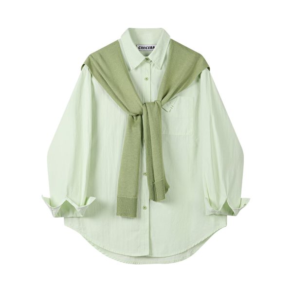 Korean Style Casual Long-Sleeve Shirt - Image 4